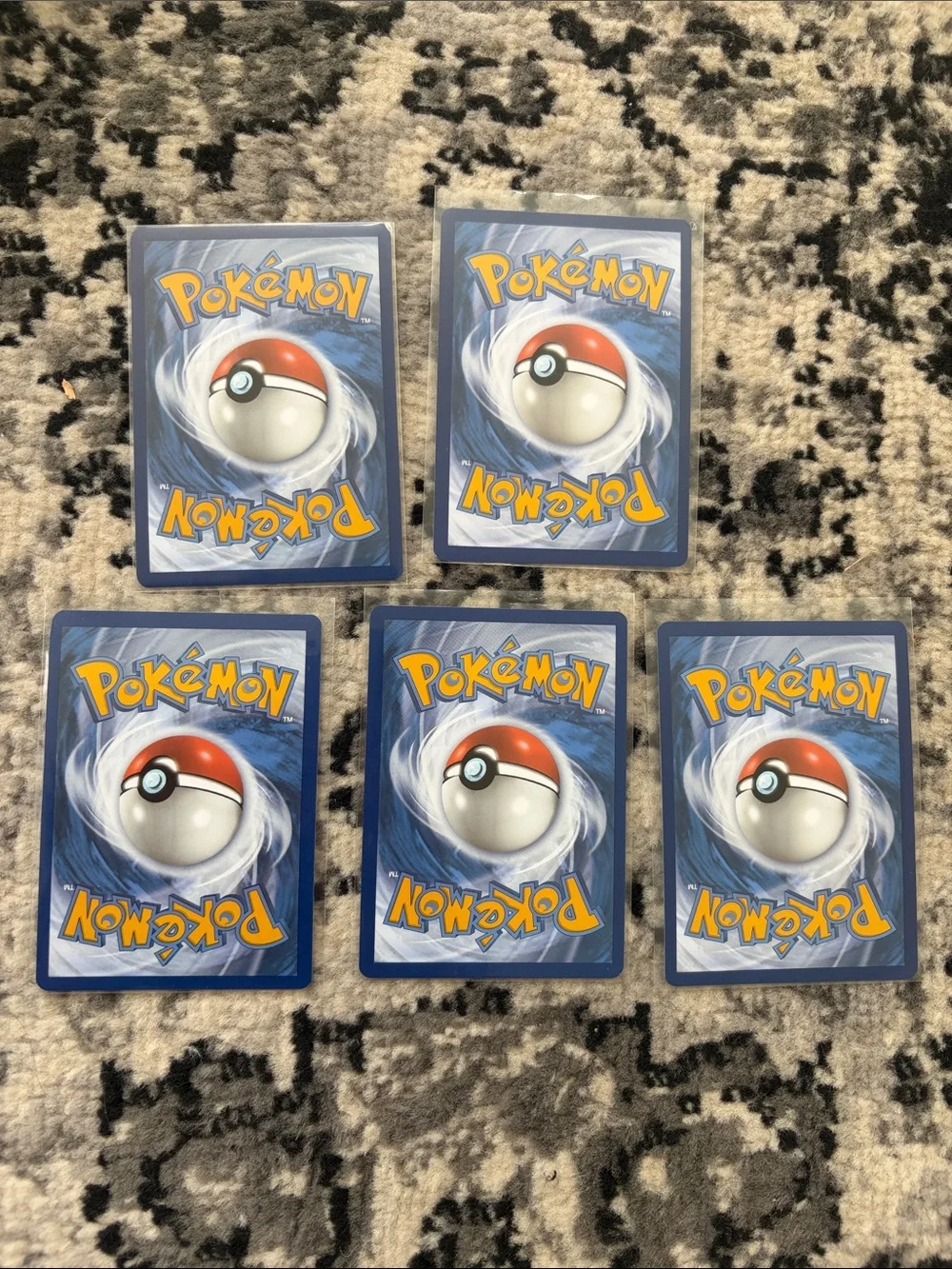 Pokemon Pink & Blue Slowpoke Slowbro Slowking Trading Card Lot
